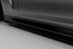 BMW M4 G82 G83 carbon side skirts side profile showing lower side silhouette and OEM+ aero styling