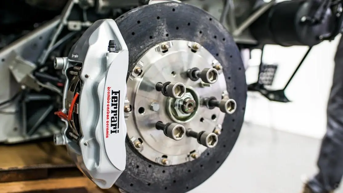 High-Performance Car Disc Brake And Caliper Showcasing Precision Technology For Best Brake Upgrades.