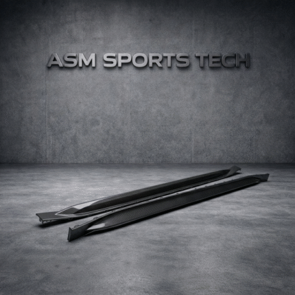 BMW M4 G82 G83 Dry Carbon Fibre Side Skirts Angle Display