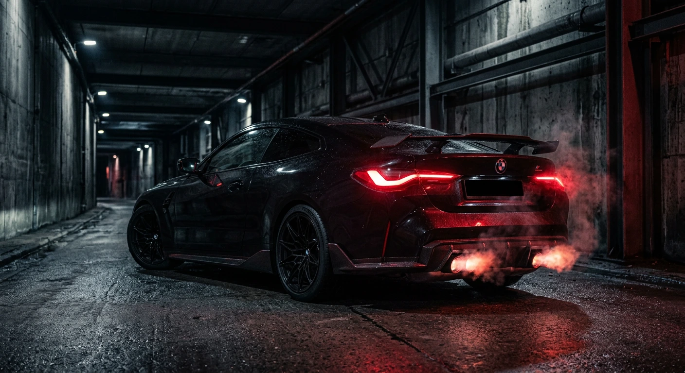 Bmw Performance Car With Exhaust And Downpipe Upgrades Showing How To Make Your Car Sound Better