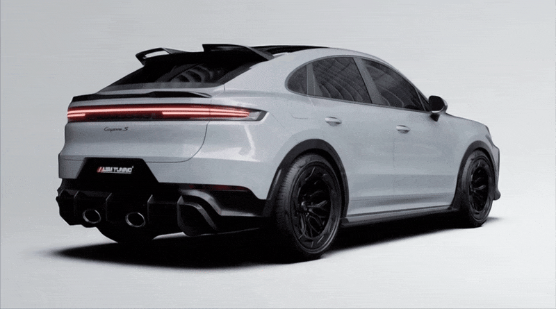 ASM Sports Tech Unveils The Carbon Programme For The Cayenne Turbo Gt Coupe Porsche Cayenne Turbo Gt Full Dry Carbon Kit – Rotating Animation By ASM Sports Tech