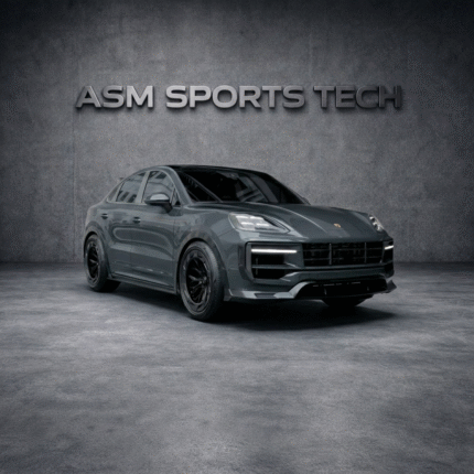 Porsche Cayenne Turbo GT Coupe with full carbon fibre body kit front three-quarter view