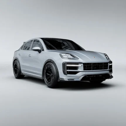 Porsche Cayenne Turbo GT Coupe with full carbon fibre body kit – front three-quarter view