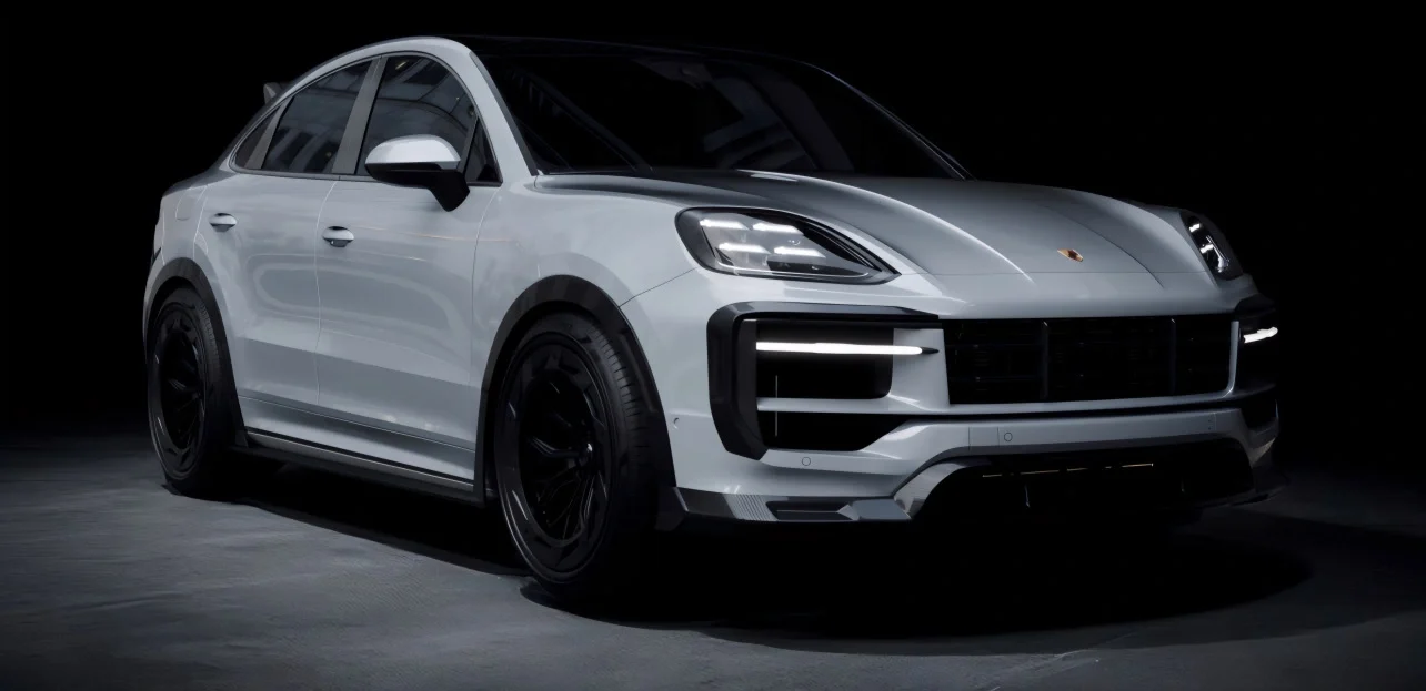 porsche cayenne turbo gt carbon-fibre body kit asm design