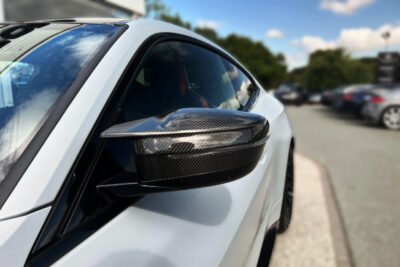 Carbon Fiber Mirror Caps For Bmw M Series – ASM Sports Tech Pre-Preg Replacement With High-Gloss Finish And Oem Clip-On Fitment