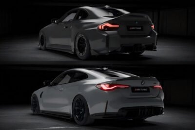 Carbon Fiber Rear Diffuser For Bmw M Series – ASM Sports Tech Full Replacement Design With Integrated Fins And Oem Exhaust Compatibility