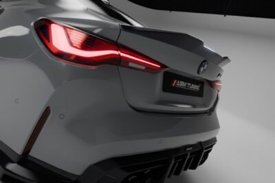 Carbon Fiber Rear Spoiler For Bmw M Series – ASM Sports Tech Lightweight Trunk Lip With Pre-Drilled Fitment And Optional Gurney Flap For Added Downforce