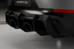 Porsche Cayenne Turbo GT carbon rear diffuser by ASM Sports Tech – dry pre-preg carbon