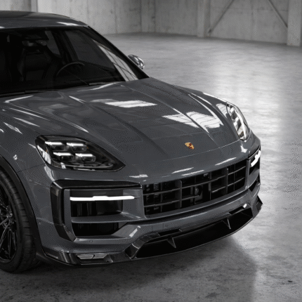 Porsche Cayenne Turbo GT carbon front splitter by ASM Sports Tech dry pre-preg carbon aero lip