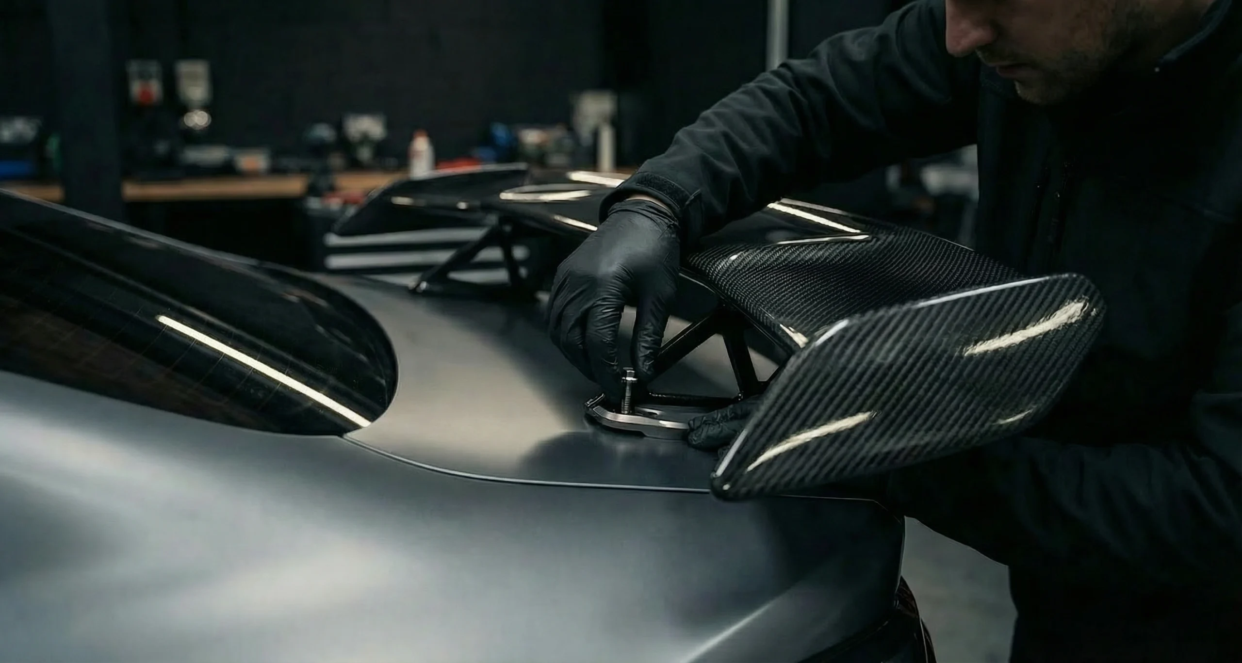 Bmw M4 G82 Carbon Fibre Rear Wing By Asm Sports Tech Showing Premium Aerodynamic Fitment And Finish