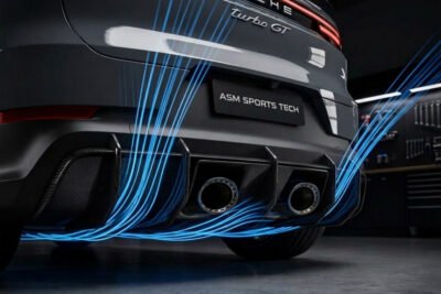Carbon Fibre Rear Diffuser Aerodynamic Airflow Extraction Performance Car