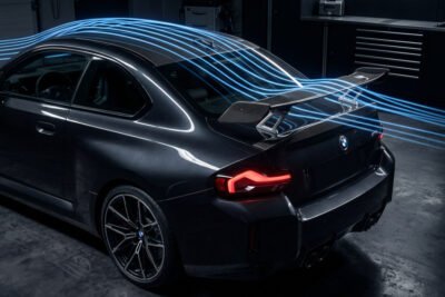 Carbon Fibre Rear Spoiler Aerodynamic Downforce Performance Car