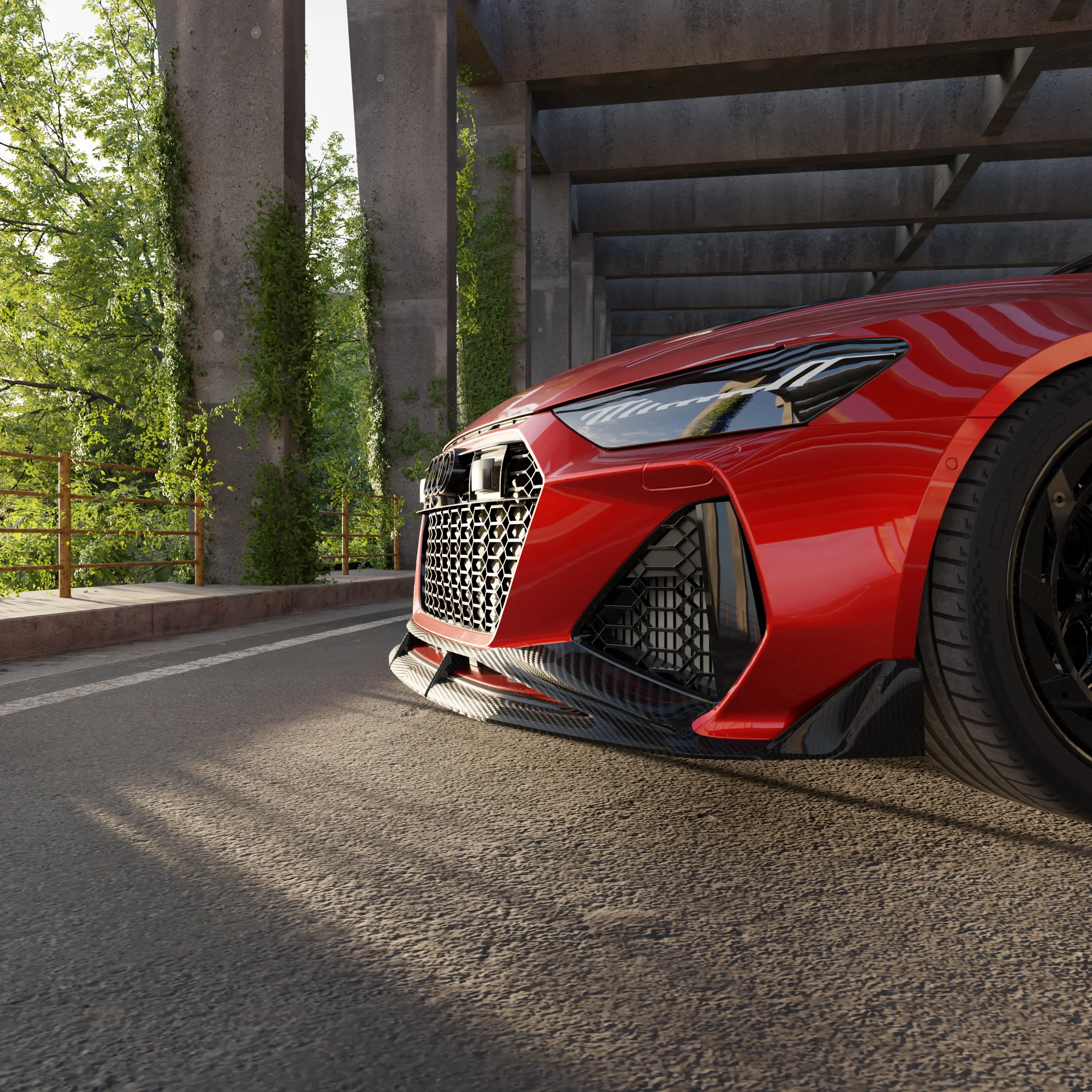 Audi Rs7 C8 Carbon Aero Kit By Asm Sports Tech
